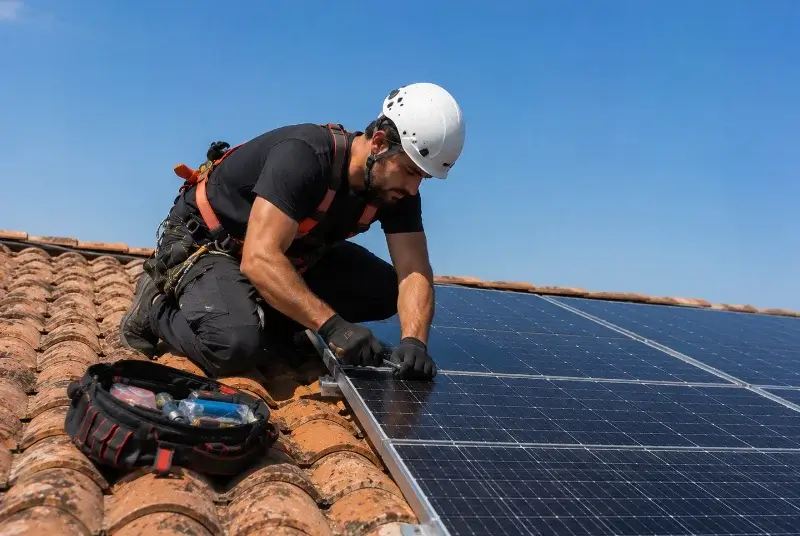 Maintenance et monitoring de panneaux solaires à Gaël