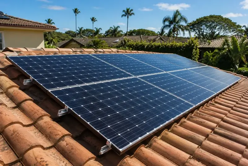 Installation de panneaux solaires à Gaël